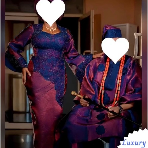 Traditional Asooke couples Set - Picture 5 of 7